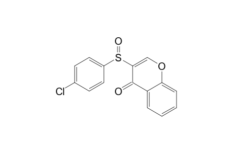 4H-1-Benzopyran-4-one, 3-[(4-chlorophenyl)sulfinyl]-