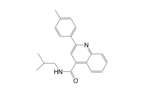 4-quinolinecarboxamide, 2-(4-methylphenyl)-N-(2-methylpropyl)-
