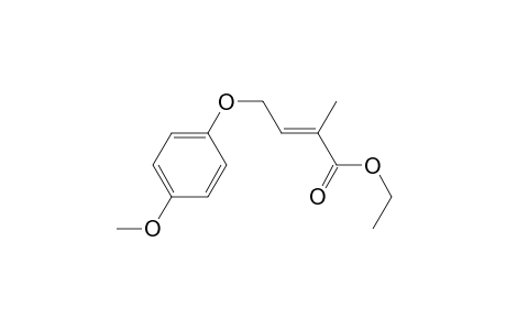 Ethyl (E)-4-(4-methoxyphenoxy)-2-methyl-2-butenoate