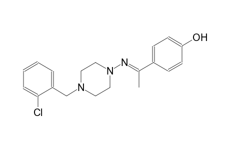 phenol, 4-[(1E)-1-[[4-[(2-chlorophenyl)methyl]-1-piperazinyl]imino]ethyl]-