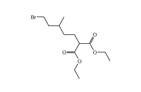 (5-BROMO-3-METHYLPENTYL)MALONIC ACID, DIETHYL ESTER