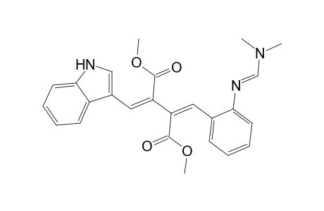 Butanedioic acid, [[2-[[(dimethylamino)methylene]amino]phenyl]methylene](1H-indol-3-ylmethylene)-, dimethyl ester