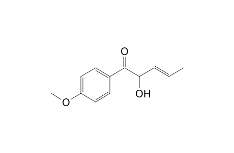2-Hydroxy-1-(p-methoxyphenyl)pent-3-en-1-one