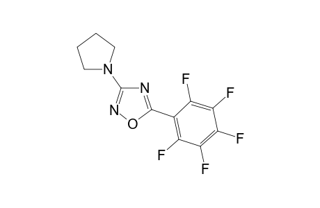 3-(N-Pyrrolodinyl)-5-(pentafluorophenyl)-1,2,4-oxadiazole