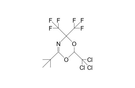 4,4-Bis(trifluoromethyl)-2-trichloromethyl-6-tert-butyl-2H,4H-1,3,5-dioxazine