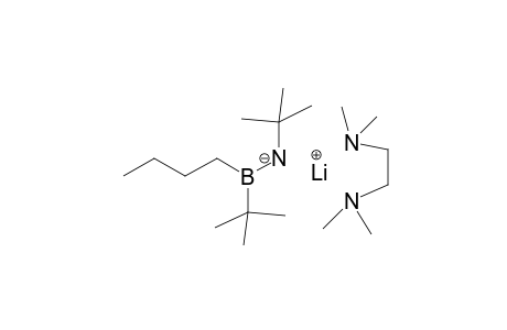 Butyl(t-butyl)(t-butyl[(tetramethylethylenediamine)lithio]amino}borane