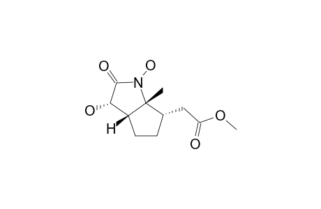 REL-(3S,3AS,6S,6AS)-[N-HYDROXY-3-HYDROXY-6A-METHYLPENTAHYDROCYCLOPENTA-[B]-PYRROL-2-ON-6-YL]-ACETIC-ACID-METHYLESTER