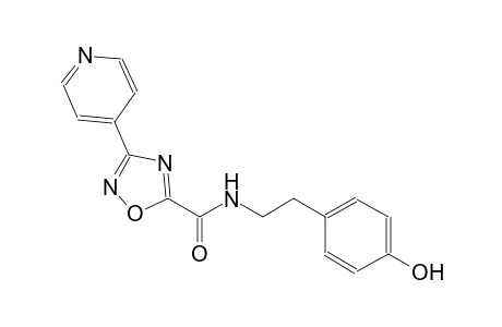 1,2,4-oxadiazole-5-carboxamide, N-[2-(4-hydroxyphenyl)ethyl]-3-(4-pyridinyl)-