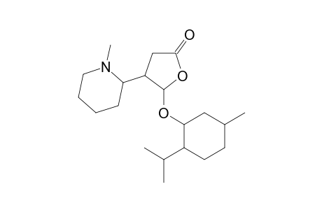 5-(Menthyloxy)-4-[1'-methylpiperidin-2'-yl]-4,5-dihydrofuran-2(3H)-one