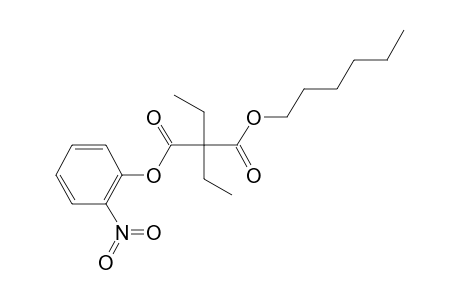 Diethylmalonic acid, hexyl 2-nitrophenyl ester