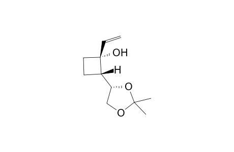 (1R,2S)-2-[(4S)-2,2-Dimethyl-1,3-dioxolan-4-yl]-1-vinylcyclobutanol