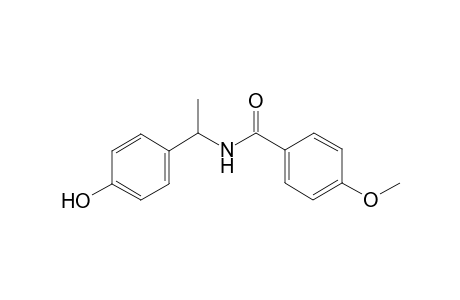 Benzamide, N-[1-(4-hydroxyphenyl)ethyl]-4-methoxy-