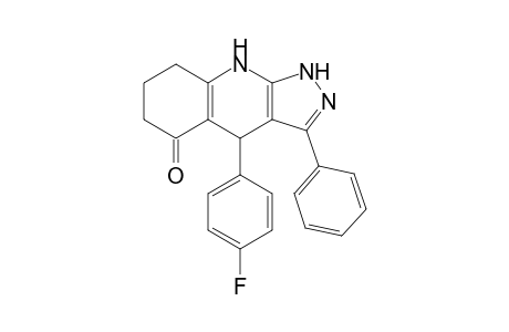 4-(4-Fluorophenyl)-3-phenyl-1,4,6,7,8,9-hexahydro-1H-pyrazolo[3,4-b]quinolin-5-one
