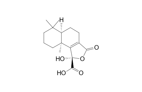 Naphtho[1,2-c]furan-1-carboxylic acid, 1,3,4,5,5a,6,7,8,9,9a-decahydro-1-hydroxy-6,6,9a-trimethyl-3-oxo-, [1R-(1.alpha.,5a.beta.,9a.alpha.)]-