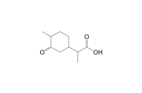 2-Methyl-5-(1-hydroxycarbonylethyl)-cyclohexanone