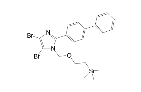 2-(4-Biphenyl)-4,5-dibromo-1-{[2-(1,1,1-trimethylsilyl)ethoxy]methyl}-1H-imidazole