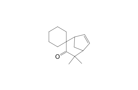 Spiro[bicyclo[3.2.1]oct-6-ene-2,1'-cyclohexan]-3-one, 4,4-dimethyl-, (.+-.)-
