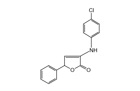 3-(p-CHLOROANILINO)-5-PHENYL-2(5H)-FURANONE