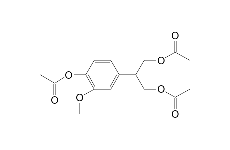 2-(3-METHOXY-4-HYDROXYPHENYL)-1,3-PROPANEDIOL_TRIACETATE