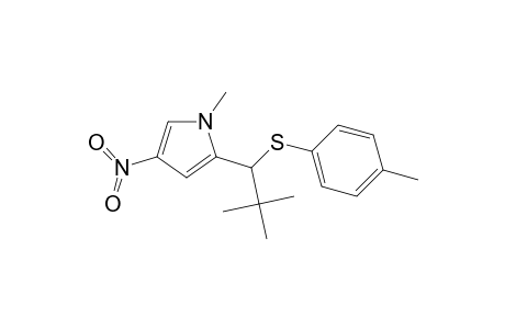1H-Pyrrole, 2-[2,2-dimethyl-1-[(4-methylphenyl)thio]propyl]-1-methyl-4-nitro-