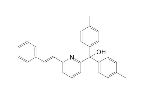 (6-Styrylpyridin-2-yl)-di-p-tolylmethanol