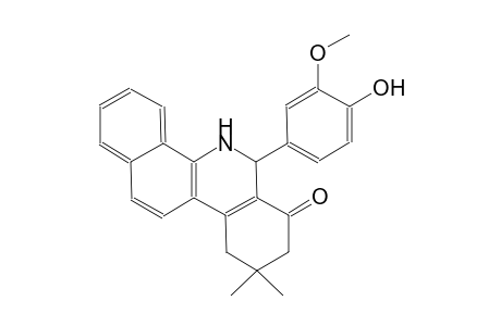 benzo[c]phenanthridin-7(5H)-one, 6,8,9,10-tetrahydro-6-(4-hydroxy-3-methoxyphenyl)-9,9-dimethyl-