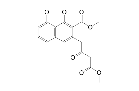 Methyl 1,8-Dihydroxy-3-(4-methoxy-2,4-dioxobutyl)-2-naphthoate