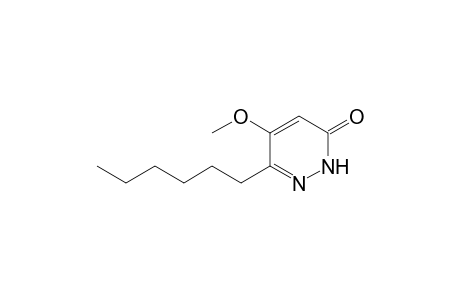 3-Hexyl-4-methoxy-1H-pyridazin-6-one