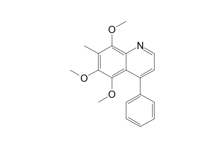 5,6,8-Trimethoxy-7-methyl-4-phenylquinoline