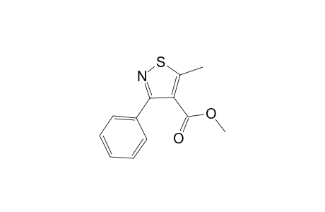 4-Isothiazolecarboxylic acid, 5-methyl-3-phenyl-, methyl ester