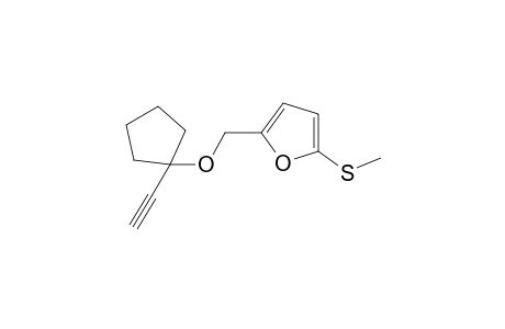 .alpha.,alpha.-Tetramethylene-5-(methylthio)-2-furfuryl Propargyl Ether