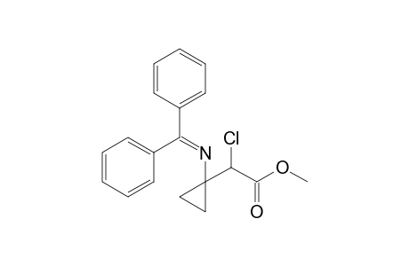 2-Chloro-2-[1-[(diphenylmethylene)amino]cyclopropyl]acetic acid methyl ester