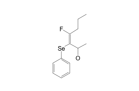 (E)-4-FLUORO-3-(PHENYLSELENO)-HEPT-3-EN-2-OL