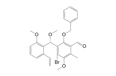 2-(Benzyloxy)-4-bromo-5-methoxy-(3RS)-[methoxy-(2"-methoxy-6"-vinyl)methyl]-6-methylbenzaldehyde