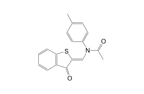 acetamide, N-(4-methylphenyl)-N-[(Z)-(3-oxobenzo[b]thien-2(3H)-ylidene)methyl]-