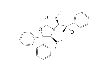 (S)-3-[(1S,2S)-2-HYDROXY-1-(METHYLSULFANYL)-3-PHENYLPROPYL]-4-ISOPROPYL-5,5-DIPHENYLOXAZOLIDIN-2-ONE