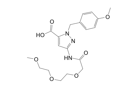 2-(4-Methoxybenzyl)-5-{2-[2-(2-methoxyethoxy)ethoxy]acetylamino}-2H-pyrazole-3-carboxylic acid