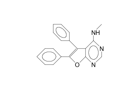 5,6-Diphenyl-N-methyl-furo(2,3-)dipyrimidin-4-amine