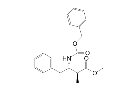 (2S,3S)-3-Benzyloxycarbonylamino-2-methyl-4-phenyl-butyric acid methyl ester