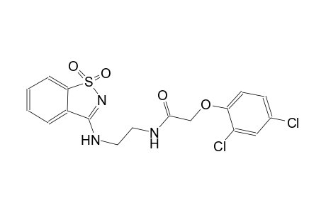 acetamide, 2-(2,4-dichlorophenoxy)-N-[2-[(1,1-dioxido-1,2-benzisothiazol-3-yl)amino]ethyl]-