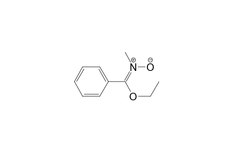 Benzenecarboximidic acid, N-methyl-, ethyl ester, N-oxide, (E)-