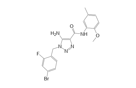1H-1,2,3-triazole-4-carboxamide, 5-amino-1-[(4-bromo-2-fluorophenyl)methyl]-N-(2-methoxy-5-methylphenyl)-