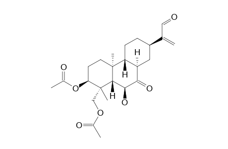 3-ACETYLERIOCASIN_C;6-BETA,19-DIACETOXY-6-BETA-HYDROXY-7,16-DIOXO-ENT-ABIETA-15-(17)-ENE