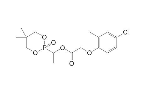 2-(2-methyl-4-chlorophenoxyacetoxy)(methyl)methyl-5,5-dimethyl-1,3,2-dioxaphospha-2-onephosphonic acid ester