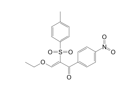 3-Ethoxy-1-(4-nitrophenyl)-2-tosylprop-2-en-1-one