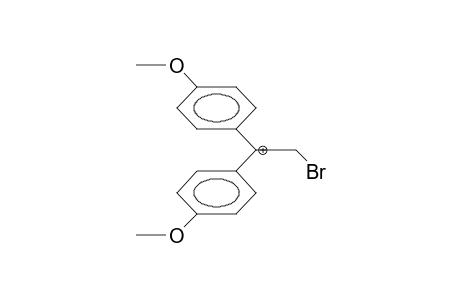 1,1-BIS(4-METHOXYPHENYL)-2-BROMO-1-ETHYL CATION