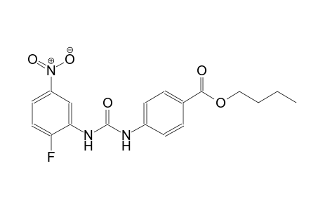 butyl 4-{[(2-fluoro-5-nitroanilino)carbonyl]amino}benzoate