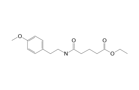 Glutaric acid, monoamide, N-(2-(4-methoxyphenyl)ethyl)-, ethyl ester