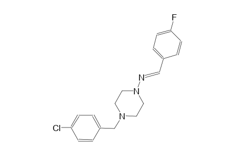 1-piperazinamine, 4-[(4-chlorophenyl)methyl]-N-[(E)-(4-fluorophenyl)methylidene]-