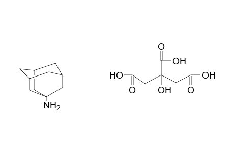 1-adamantanamine 2-hydroxy-1,2,3-propanetricarboxylate